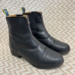 Shires Moretta Rosetta Black Leather Paddock Equestrian Riding Boots